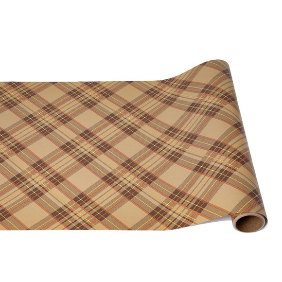 Hester & Cook Autumn Plaid Paper Table Runner, 25 feet - Picture 1 of 4